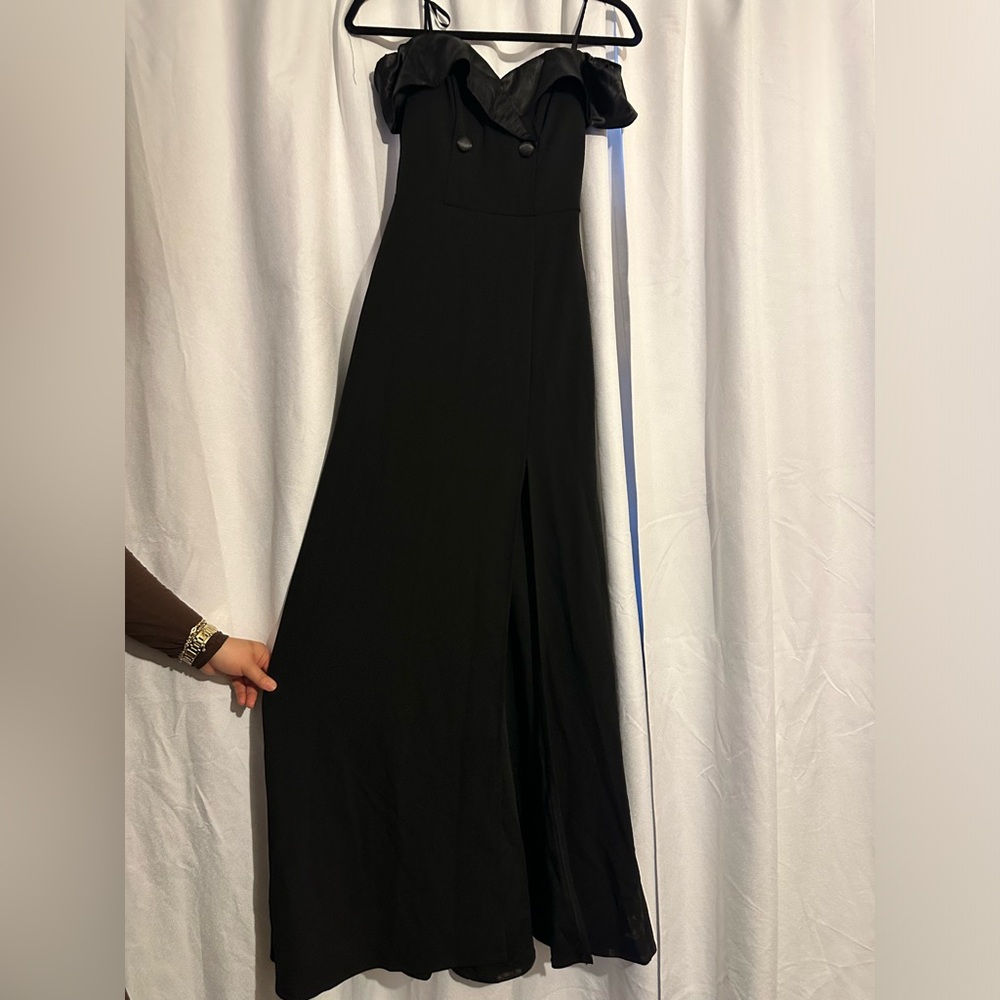 Black long dress